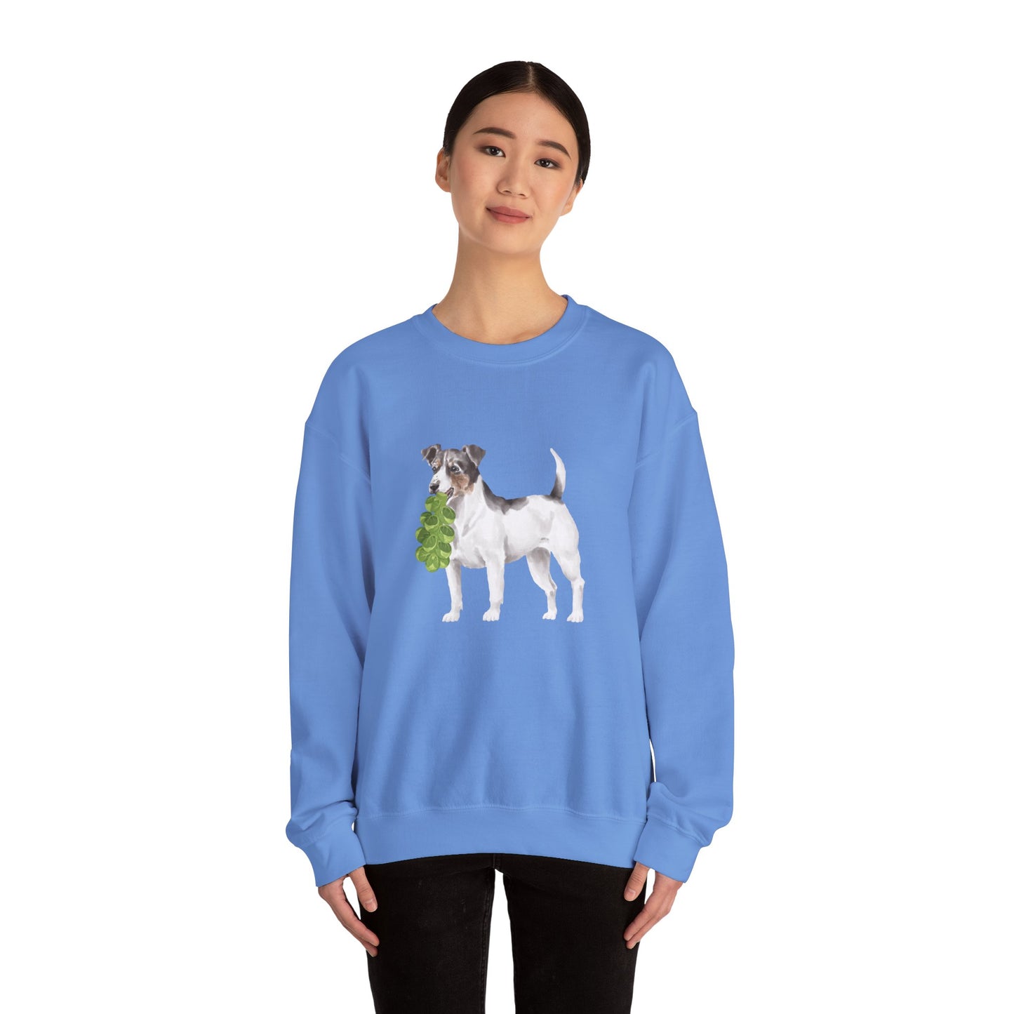 Jack Russell with Brussels RHYMES THYME Sweatshirt