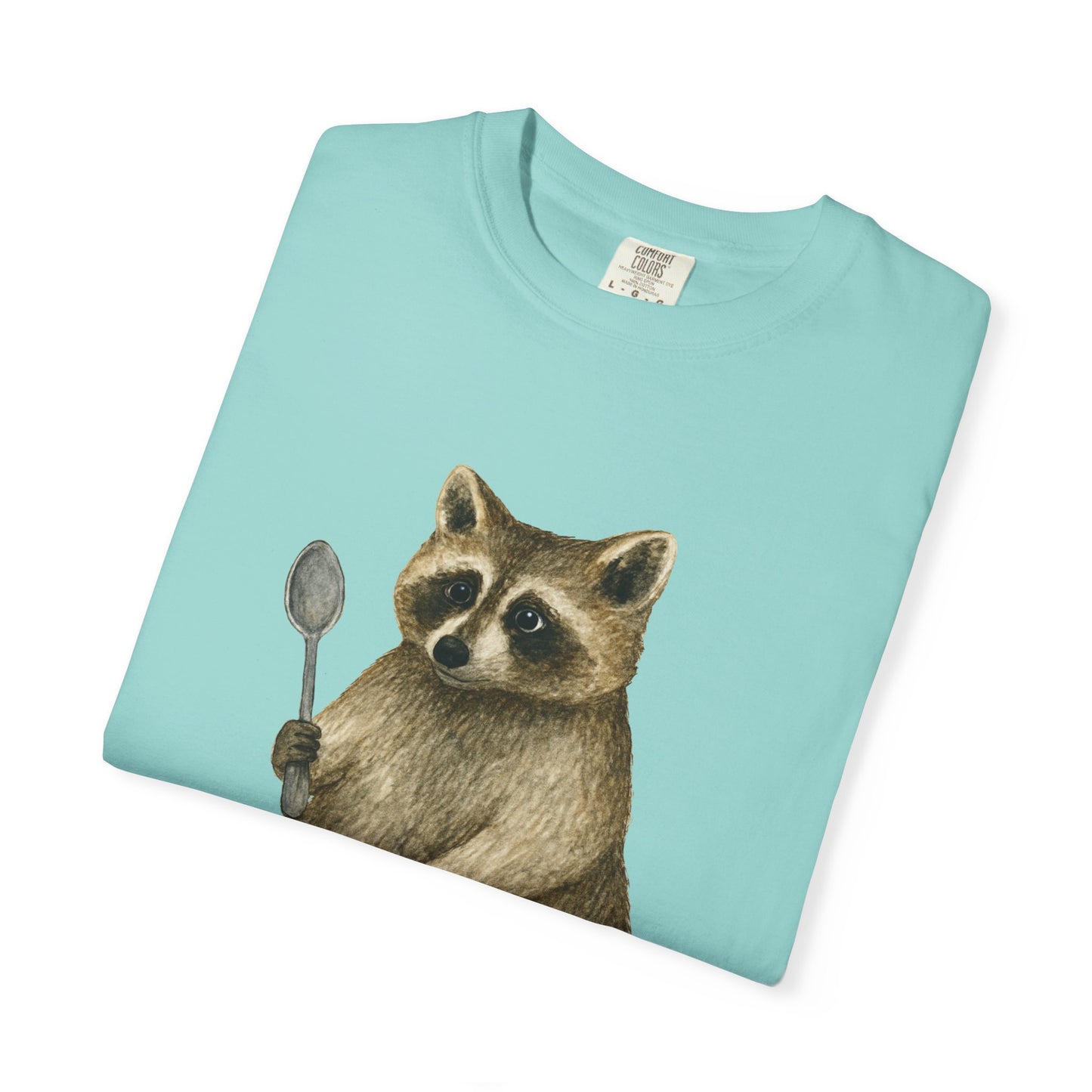Raccoon with a Spoon RHYMES THYME CC T-Shirt