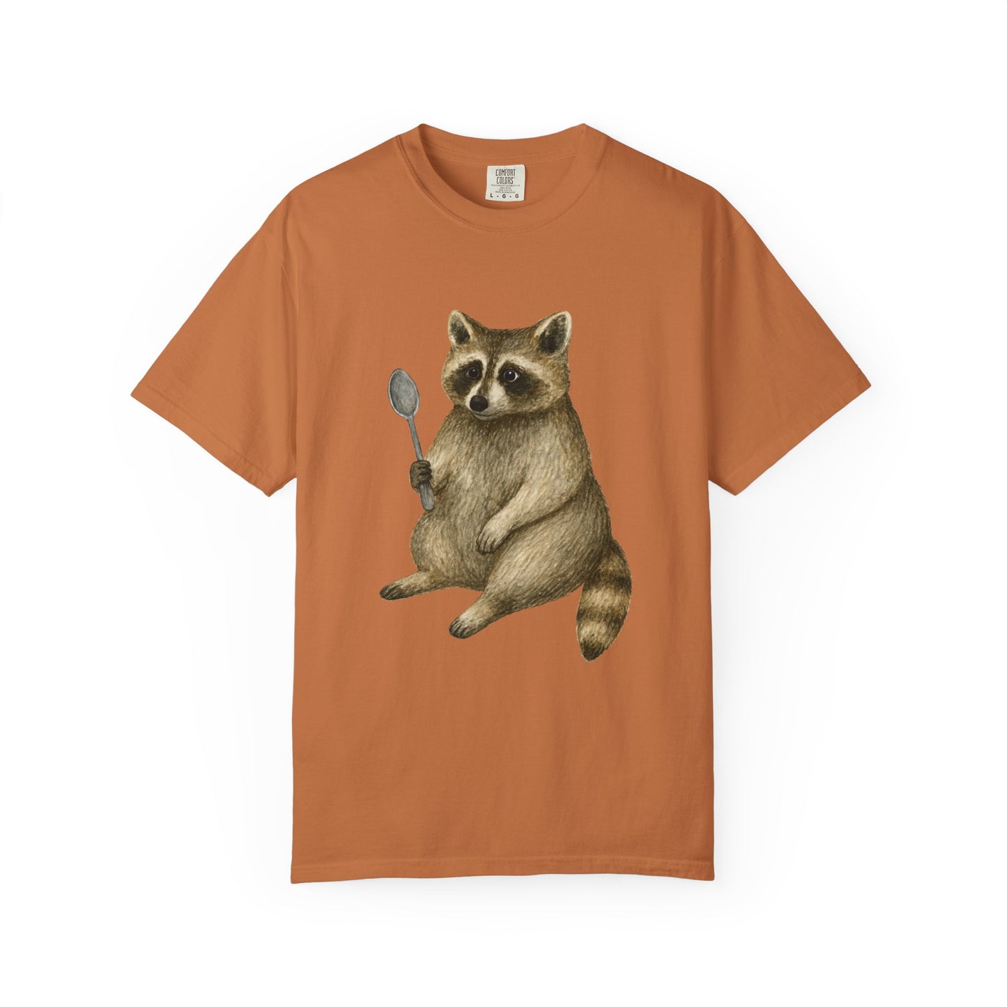 Raccoon with a Spoon RHYMES THYME CC T-Shirt