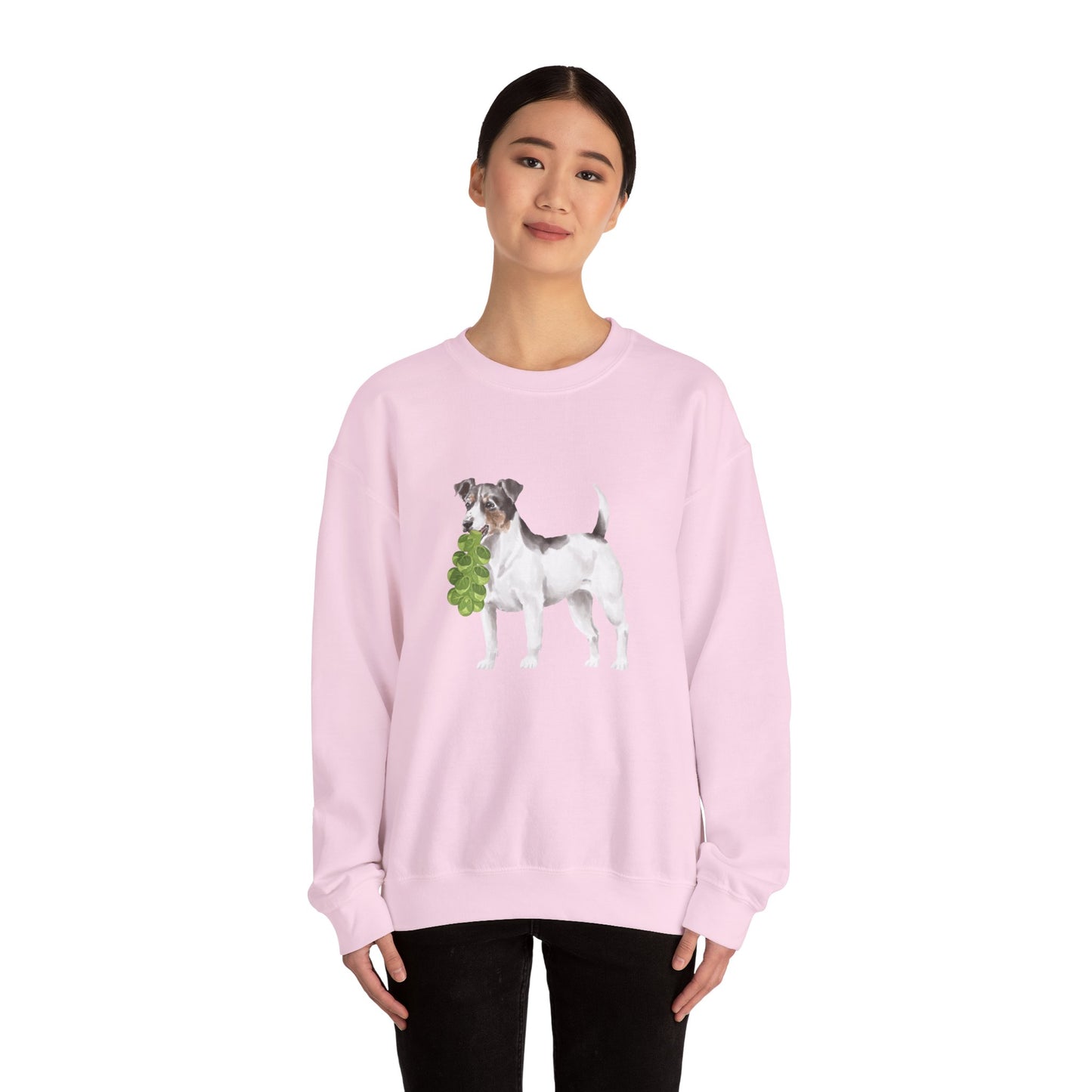 Jack Russell with Brussels RHYMES THYME Sweatshirt