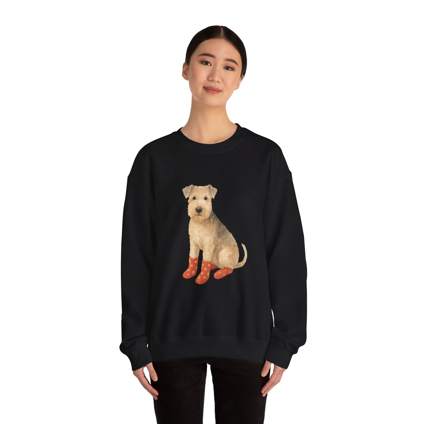 Wire Fox in Socks RHYMES THYME Sweatshirt