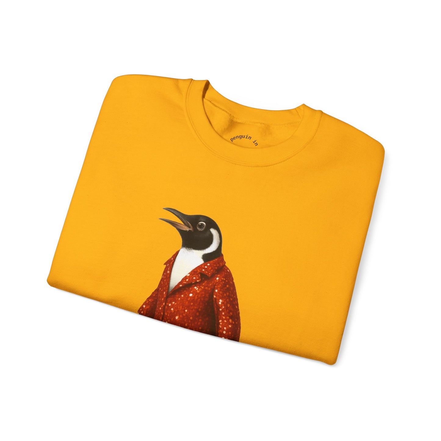Penguin in Sequins RHYMES THYME Sweatshirt