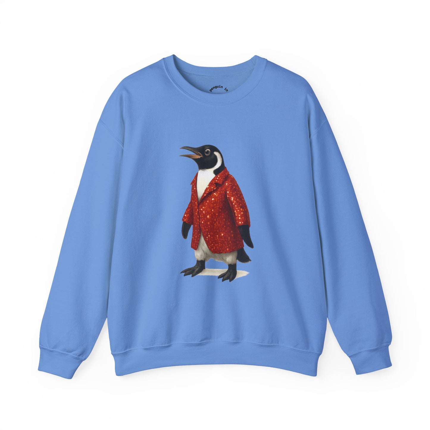 Penguin in Sequins RHYMES THYME Sweatshirt