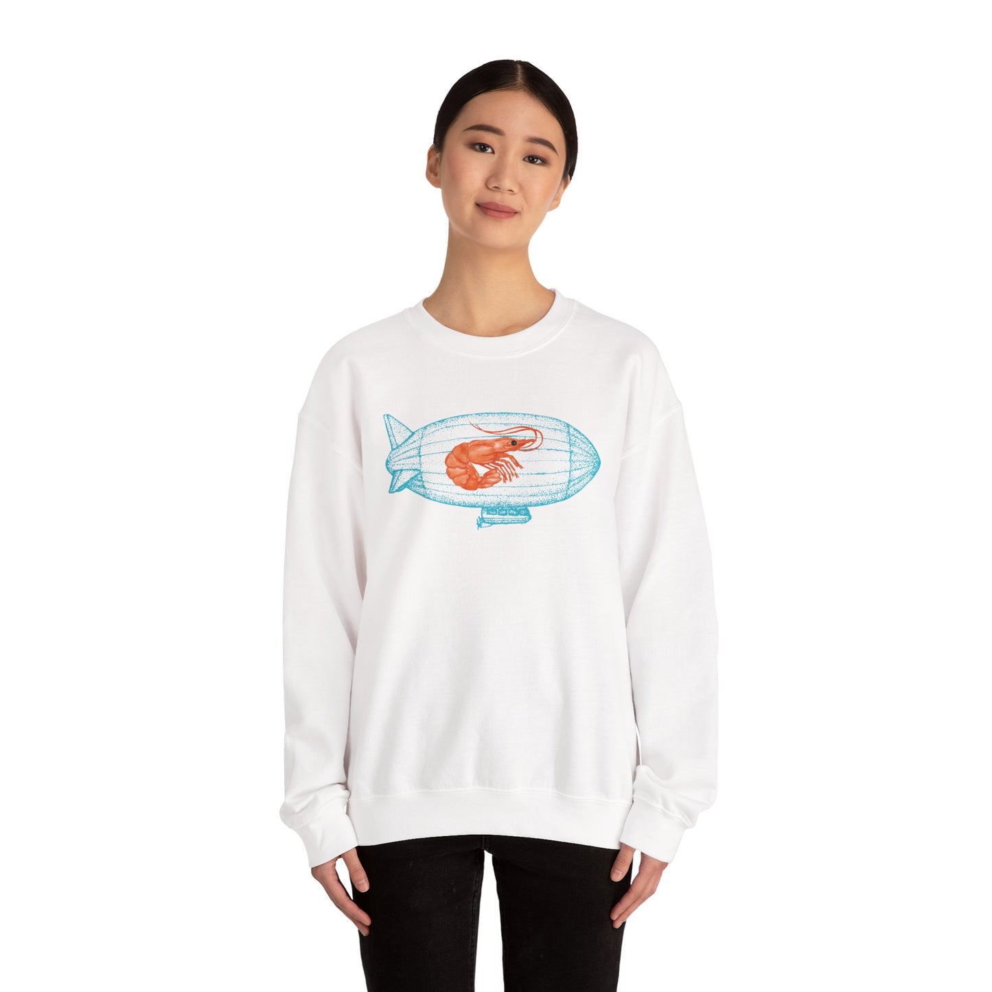Shrimp on a Blimp RHYMES THYME Sweatshirt