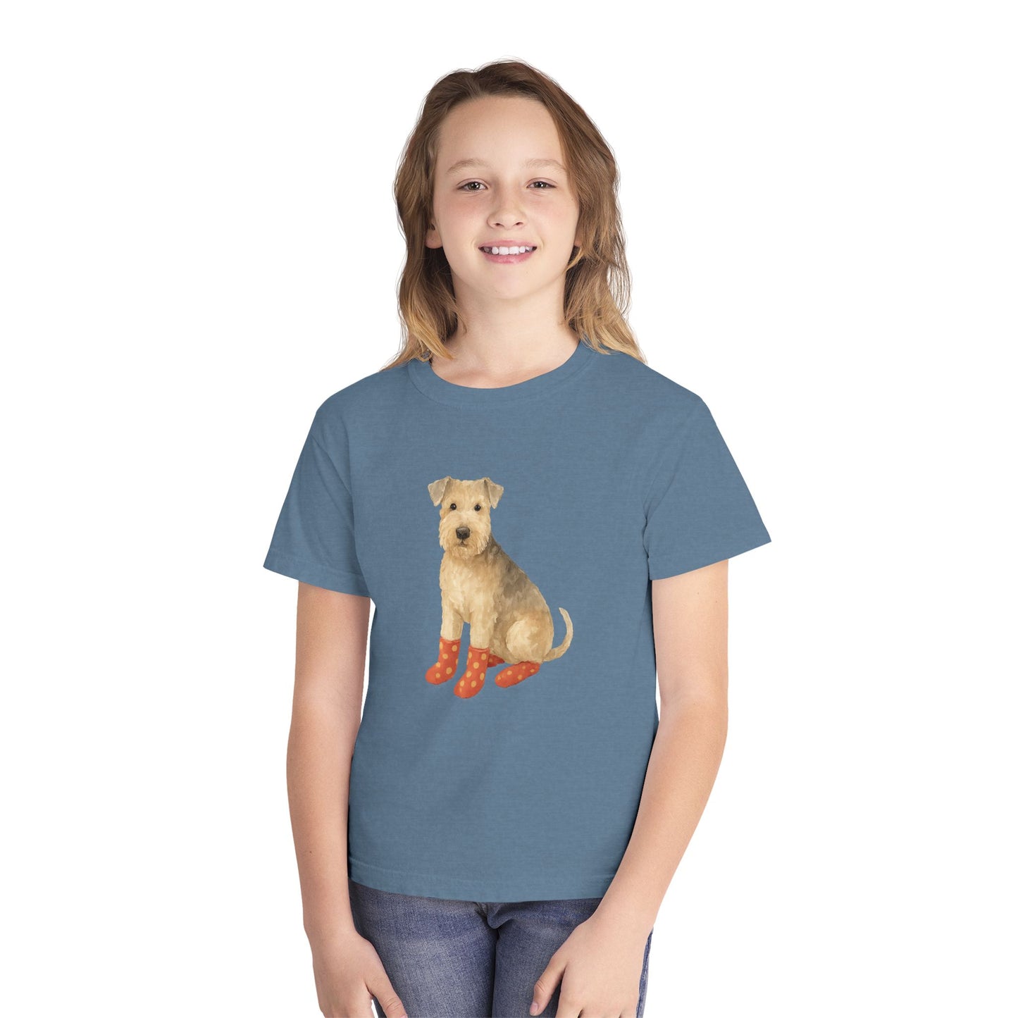 Wire Fox in Socks RHYMES THYME Youth Tee