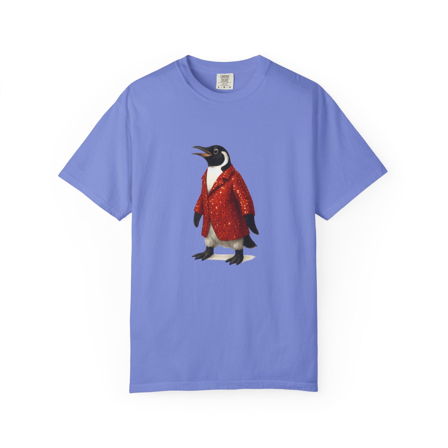 Penguin in Sequins RHYMES THYME CC T-Shirt
