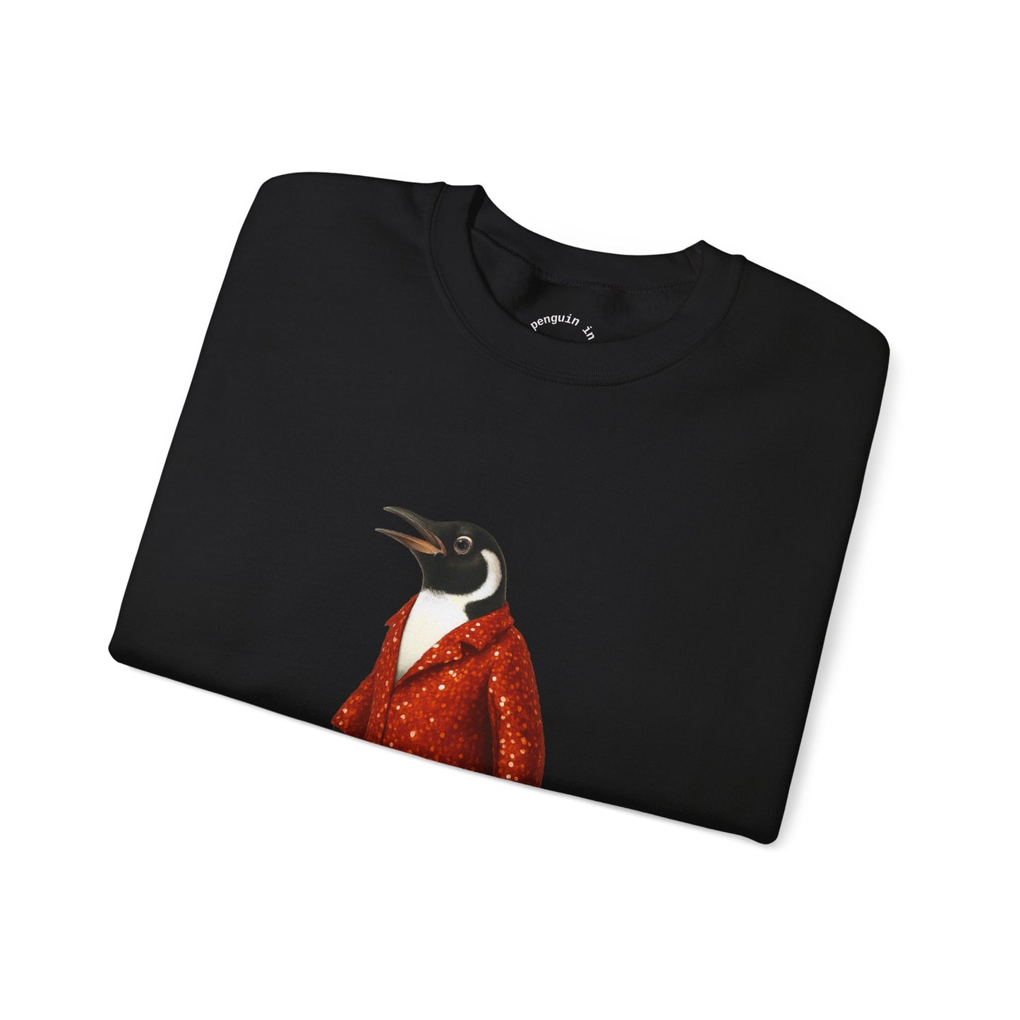 Penguin in Sequins RHYMES THYME Sweatshirt