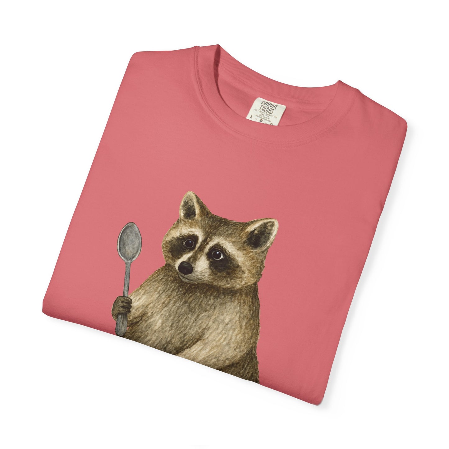 Raccoon with a Spoon RHYMES THYME CC T-Shirt