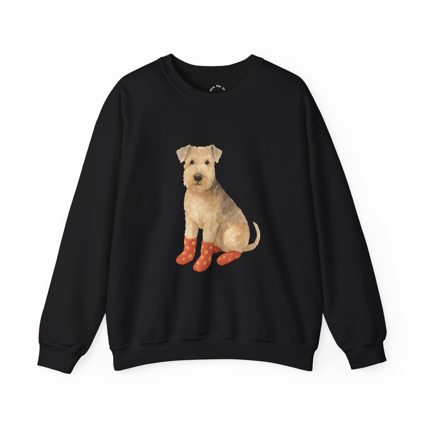 Wire Fox in Socks RHYMES THYME Sweatshirt