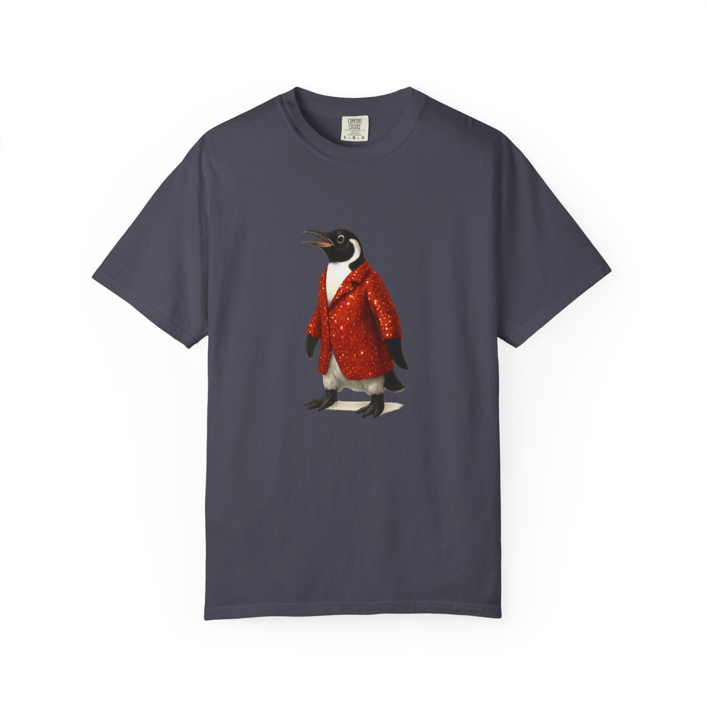 Penguin in Sequins RHYMES THYME CC T-Shirt