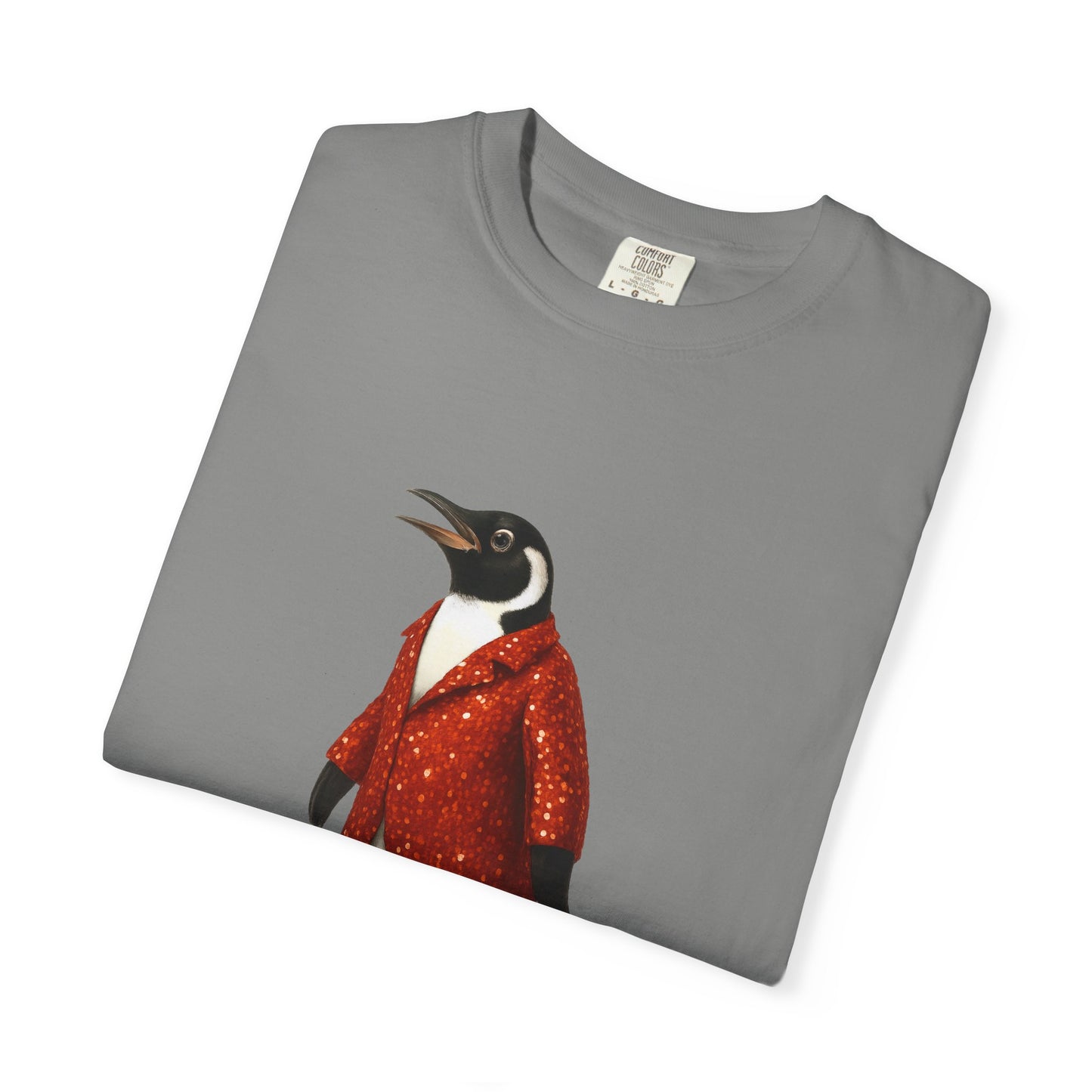 Penguin in Sequins RHYMES THYME CC T-Shirt