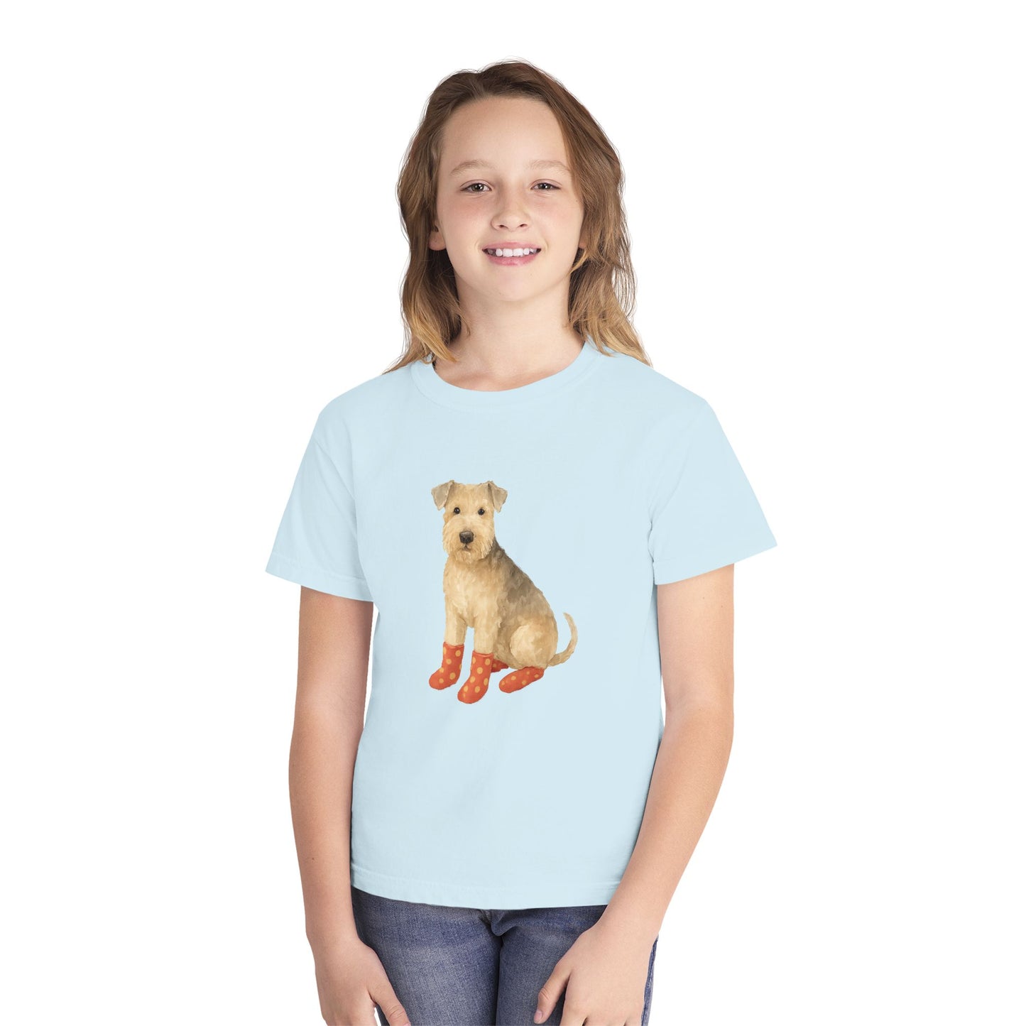 Wire Fox in Socks RHYMES THYME Youth Tee