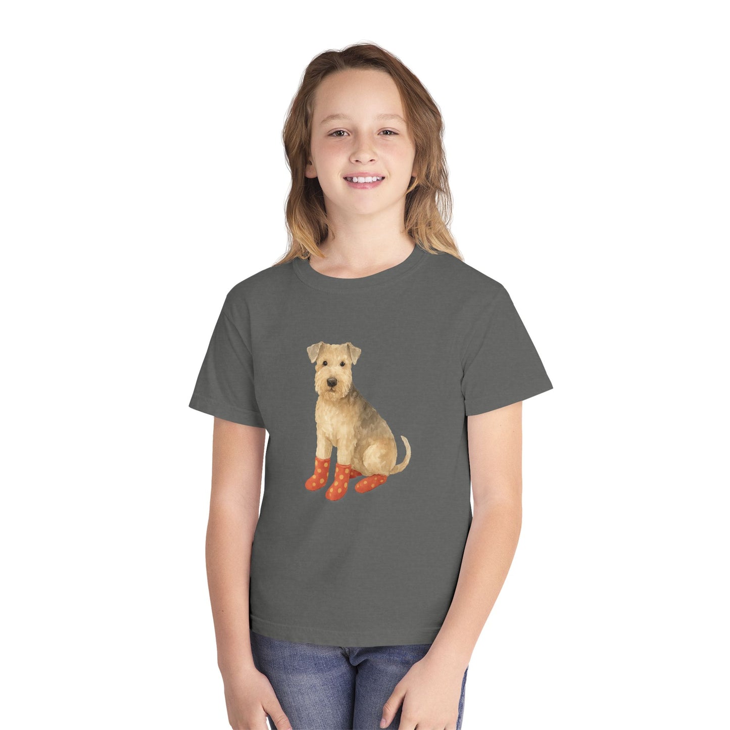 Wire Fox in Socks RHYMES THYME Youth Tee